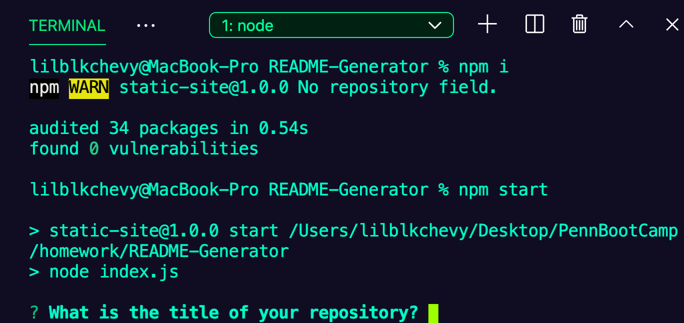 readme-generator